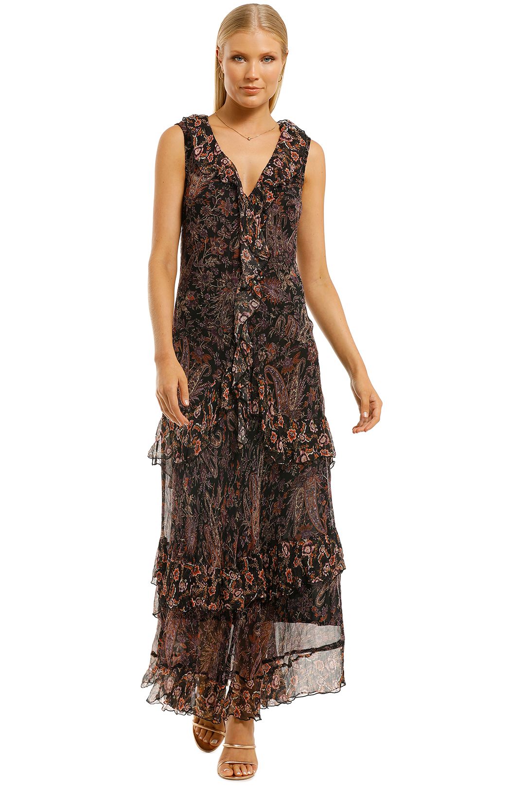 Stevie-May-Cosmic-Love-Midi-Dress-Amethyst-Front