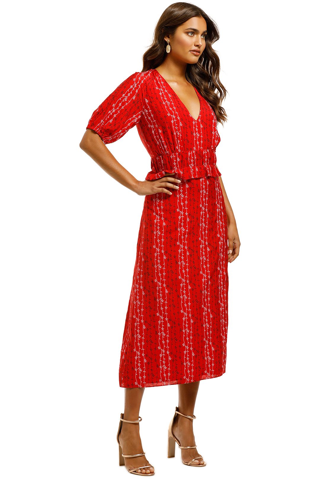 Stevie-May-Gracie-Midi-Dress-Red-Side