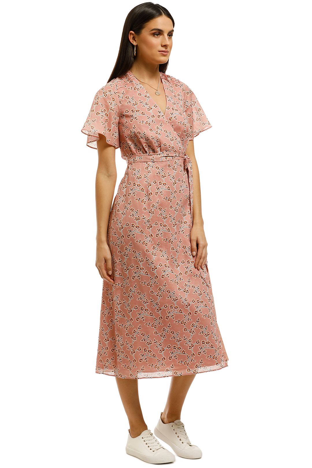 Stevie-May-Rosie-Midi-Dress-Pink-Side
