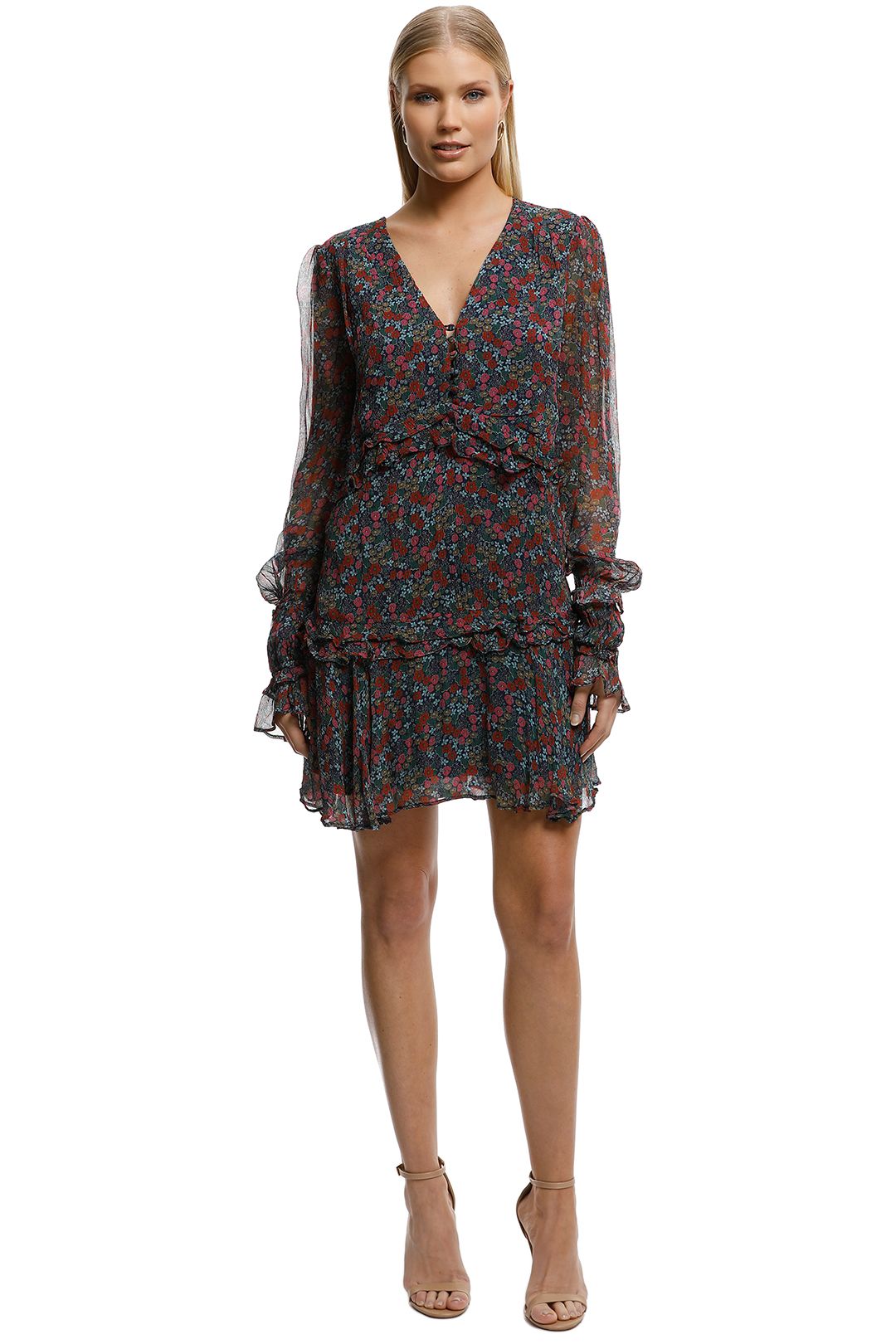 Stevie May-Mercy LS Mini-Blue Floral-Front