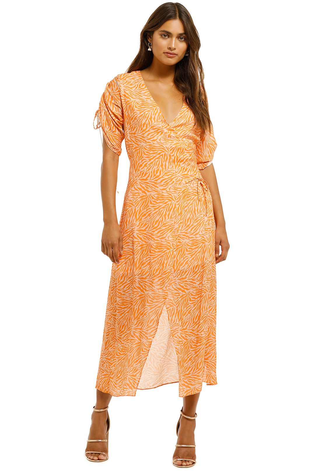 Suboo-Sienna-Wrapped-Dress-Orange-Front