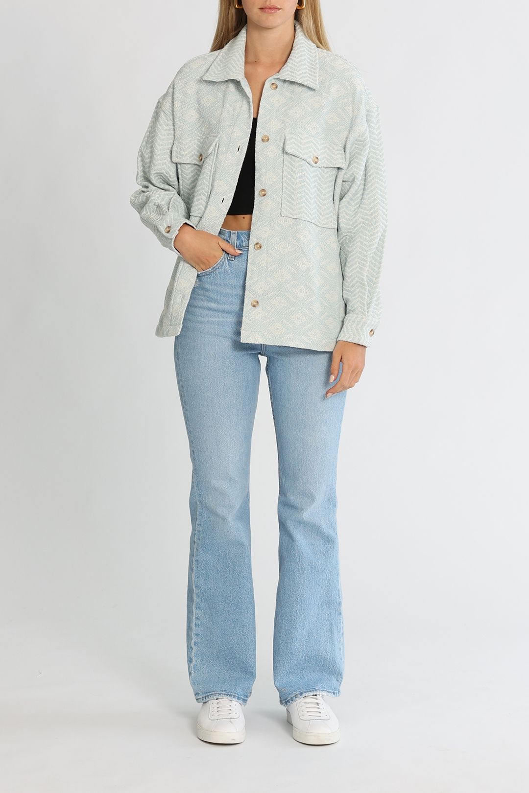 Summery Copenhagen Hannah Long Sleeve Jacket 423 Skyway