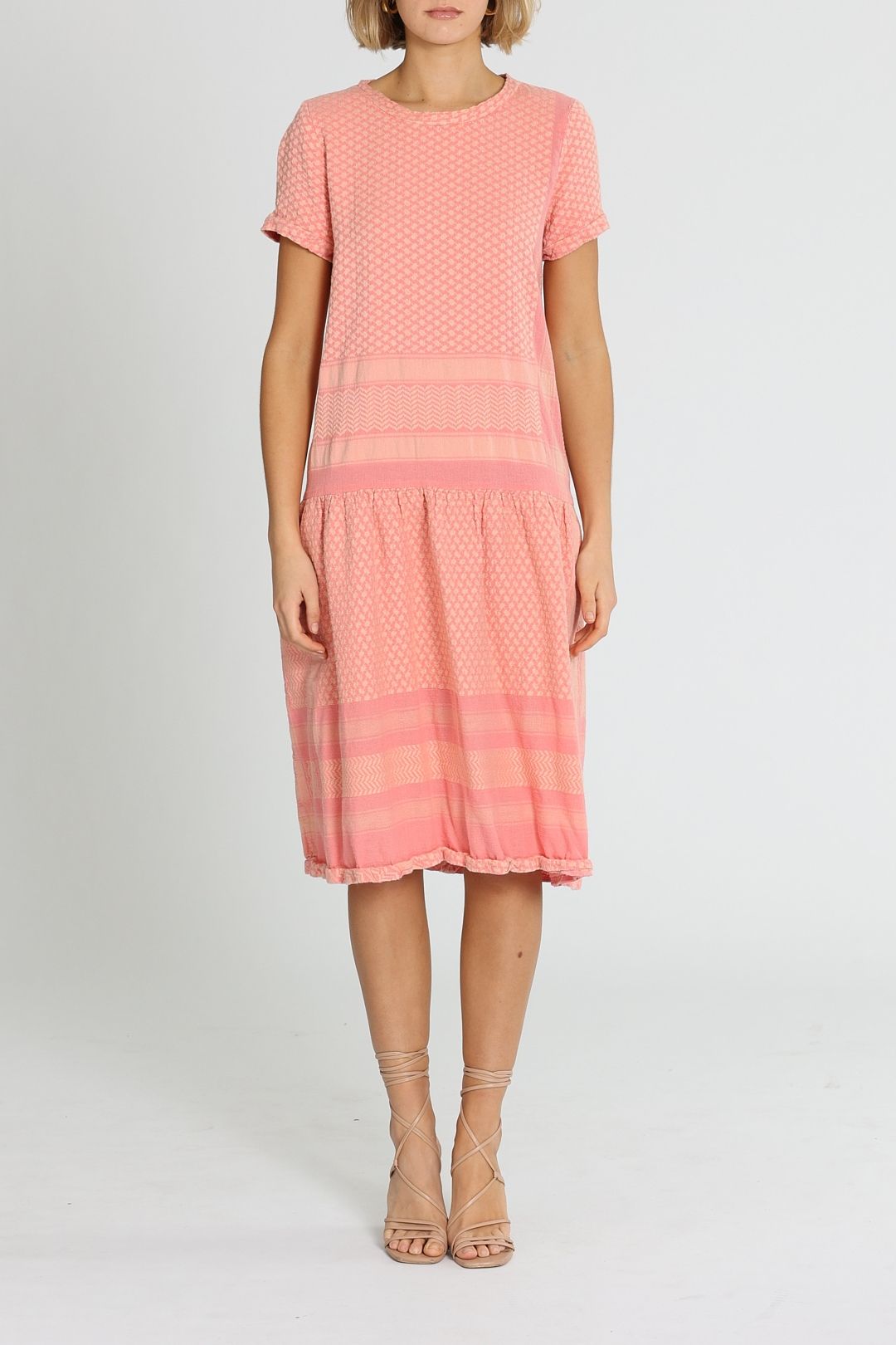 Summery Copenhagen Josefine Midi Dress Pink