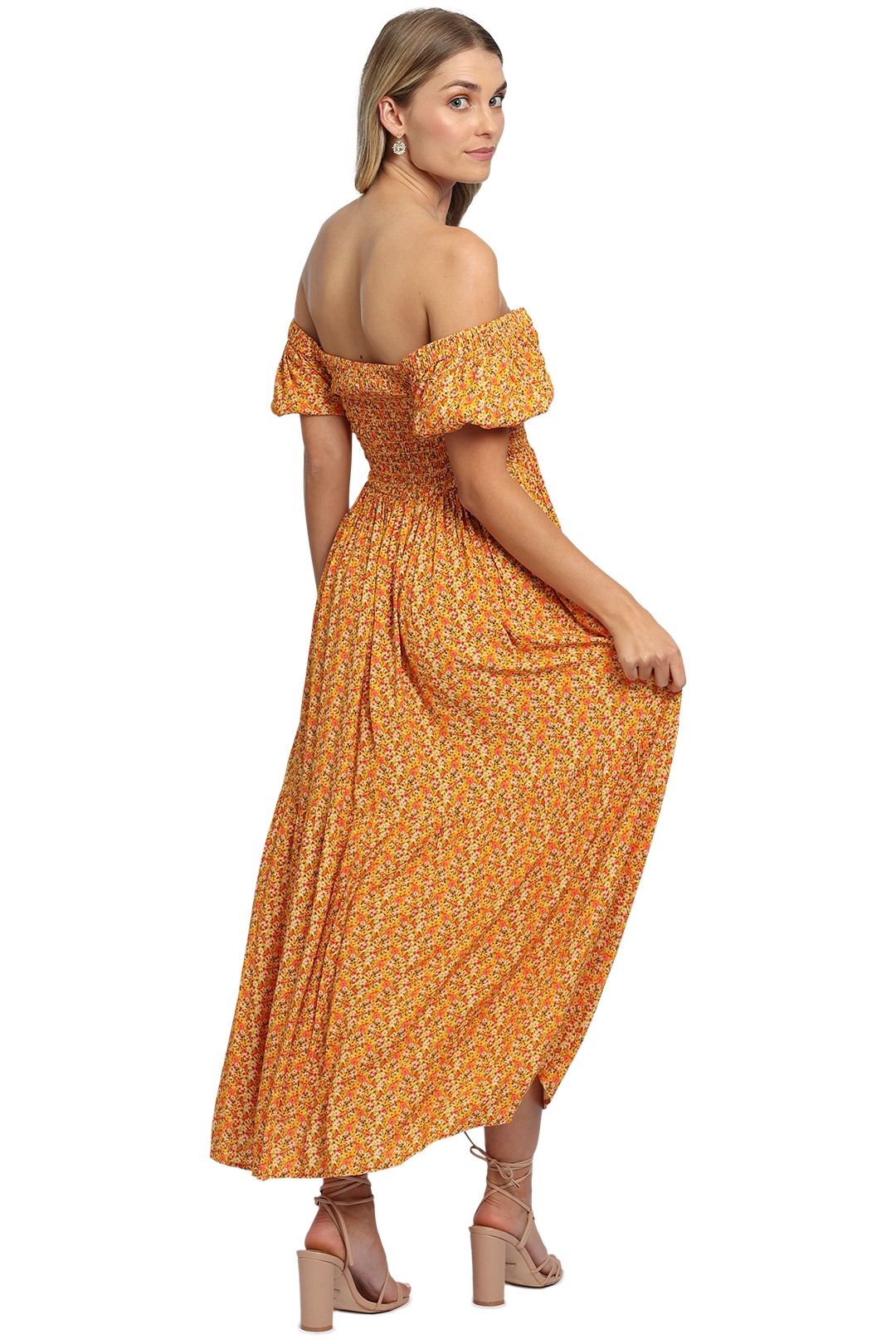 Suzie Dress in Saffron print