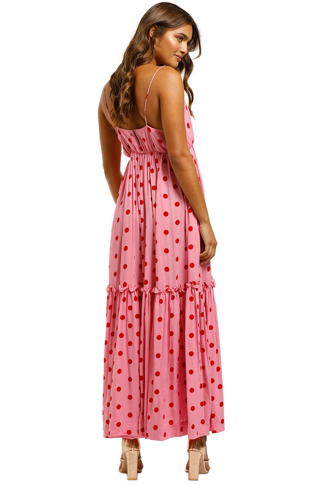 Paradise Pink Maxi Dress in Paradise Pink by S/W/F for Hire | GlamCorner