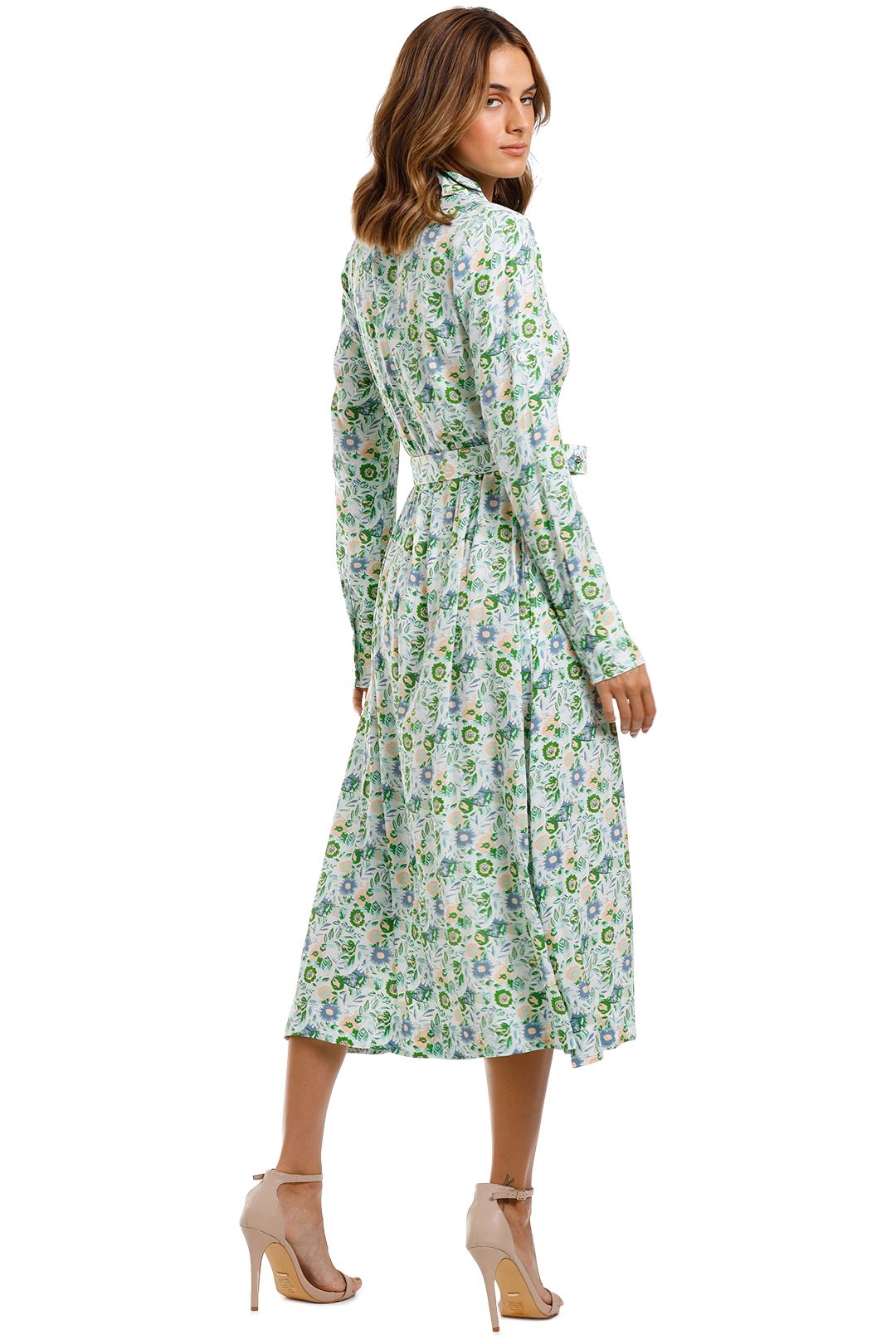 boho button up dress