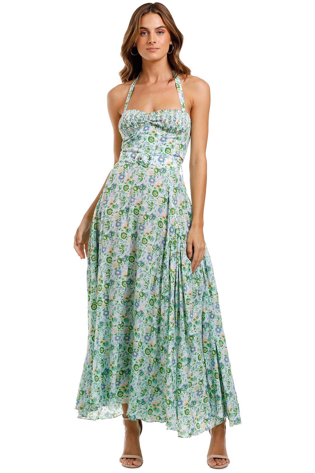 Hire Tier Tie Maxi in Floral | SWF | GlamCorner