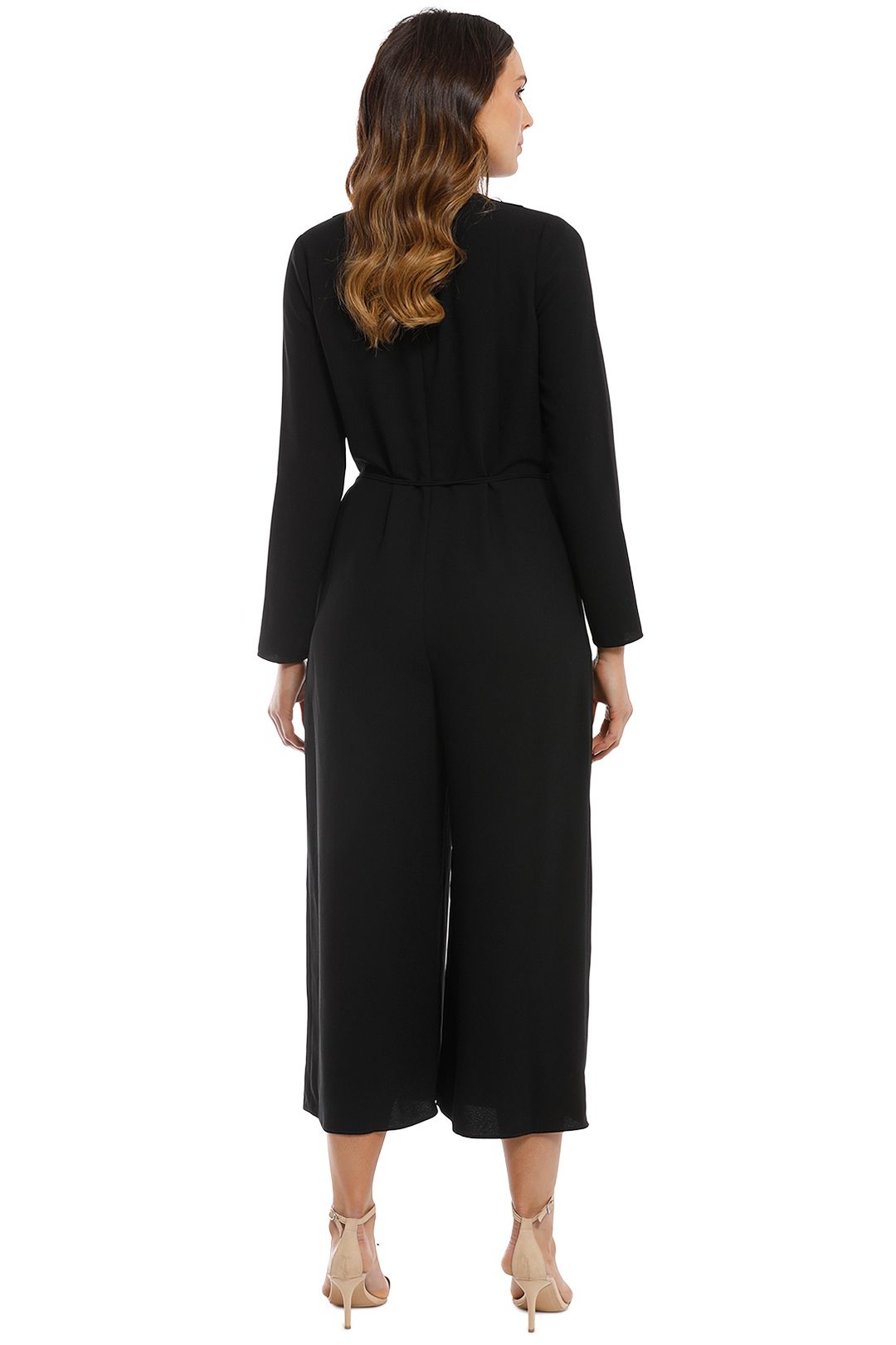 Cropped Jumpsuit in Black by Alexander Wang for Hire