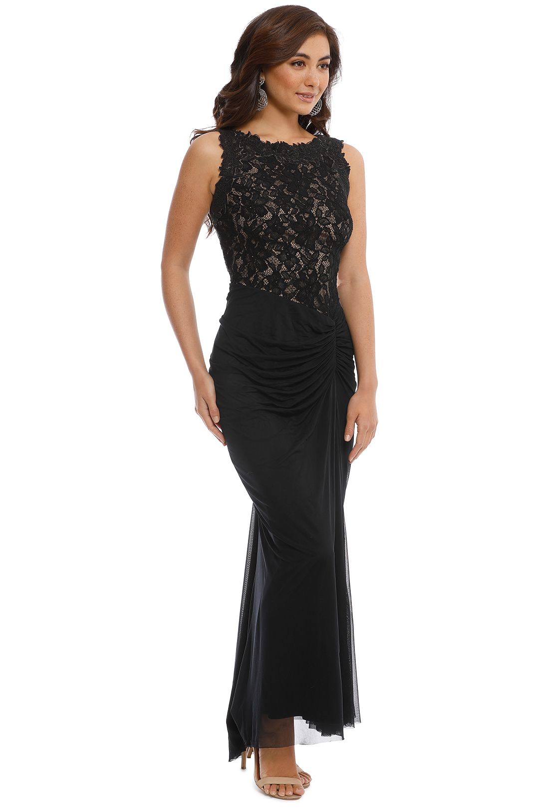 tadashi shoji lace gown