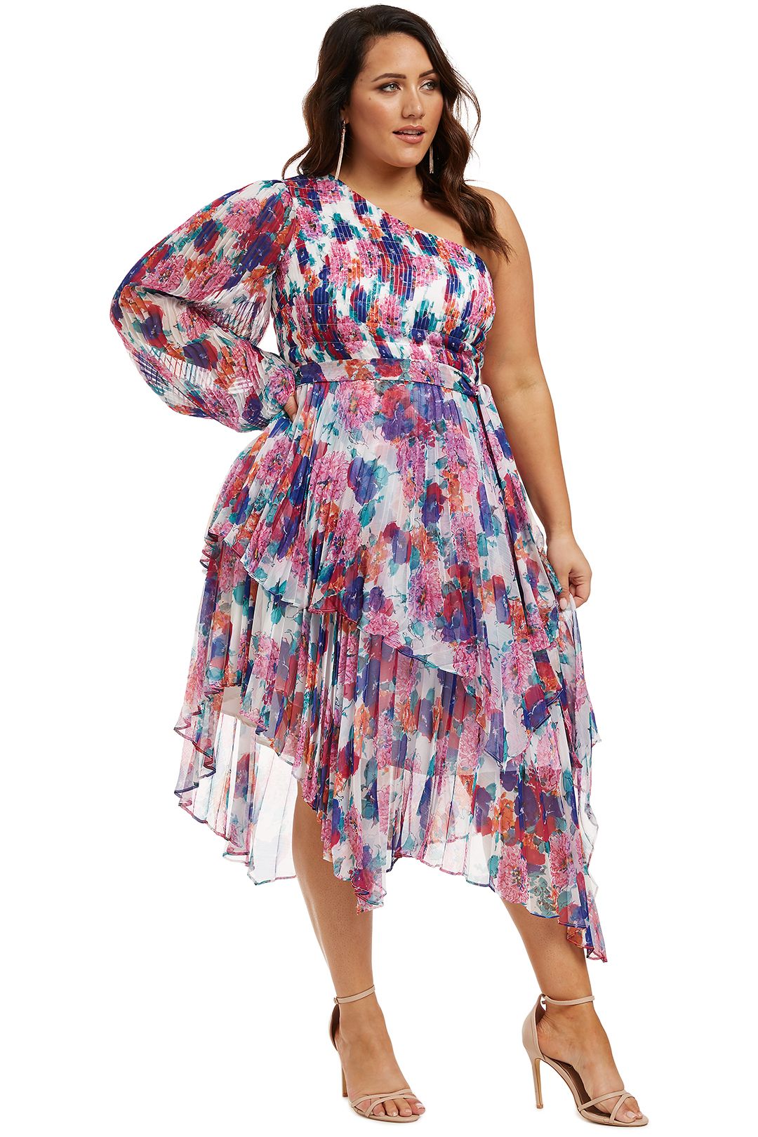 You Midi Dress in Floral Fantasia Print 