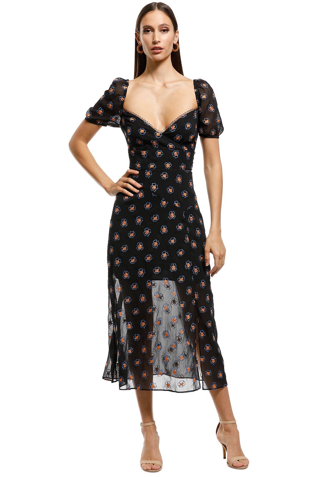 talulah caprice midi dress