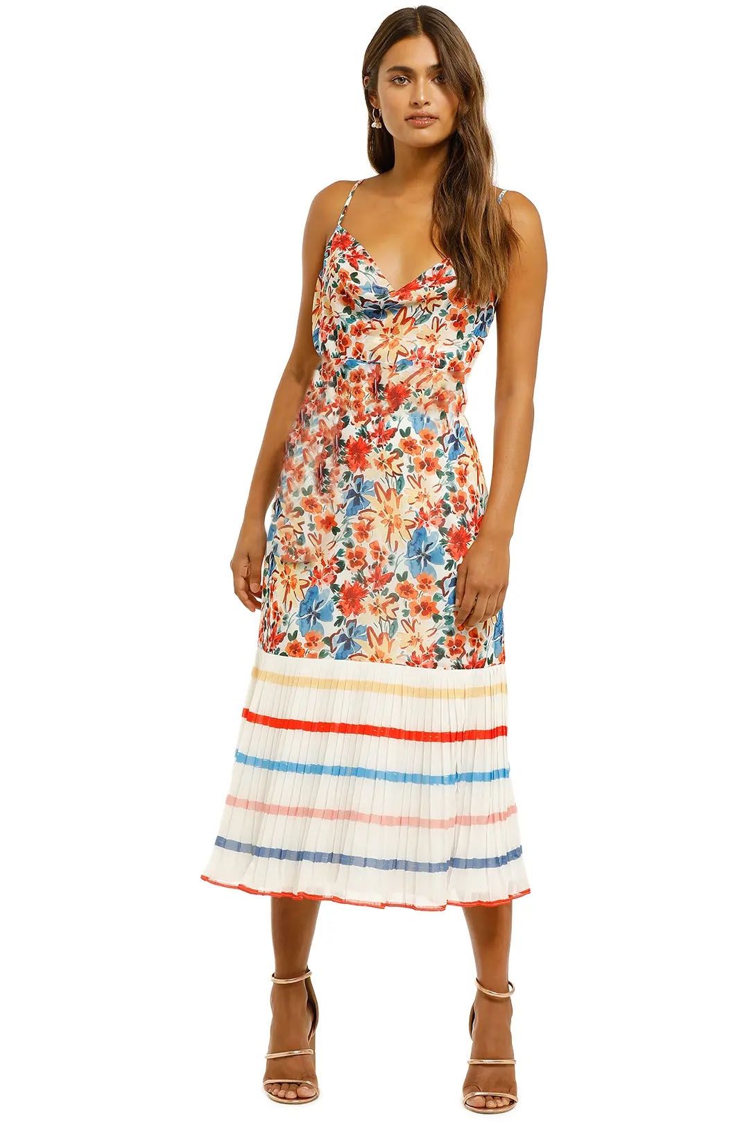 Merengue Midi Dress - Tropicana Floral by Talulah for Rent | GlamCorner