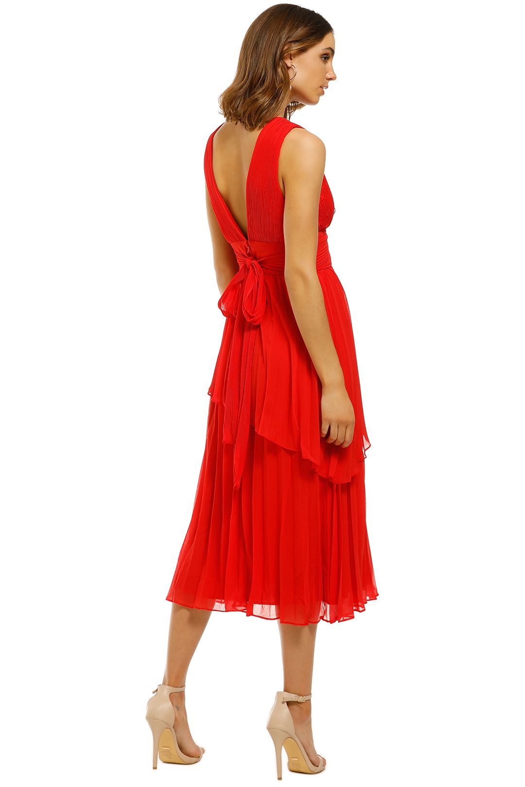Talulah-Sugar-and-Spice-Midi-Dress-Red-Back