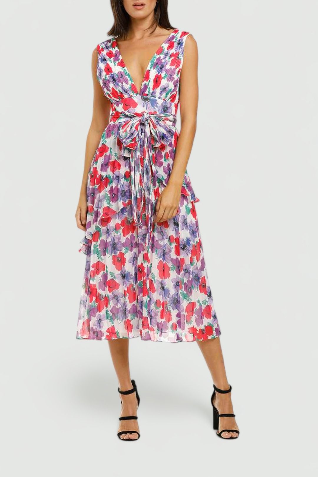 Sugar and Spice Midi Dress in Sugar Bloom by Talulah for Hire | GlamCorner