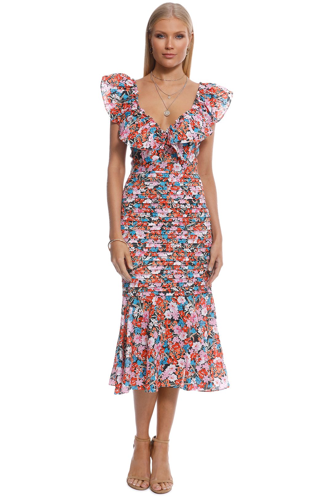 Cloud Nine Midi Dress By Talulah For Hire Glamcorner