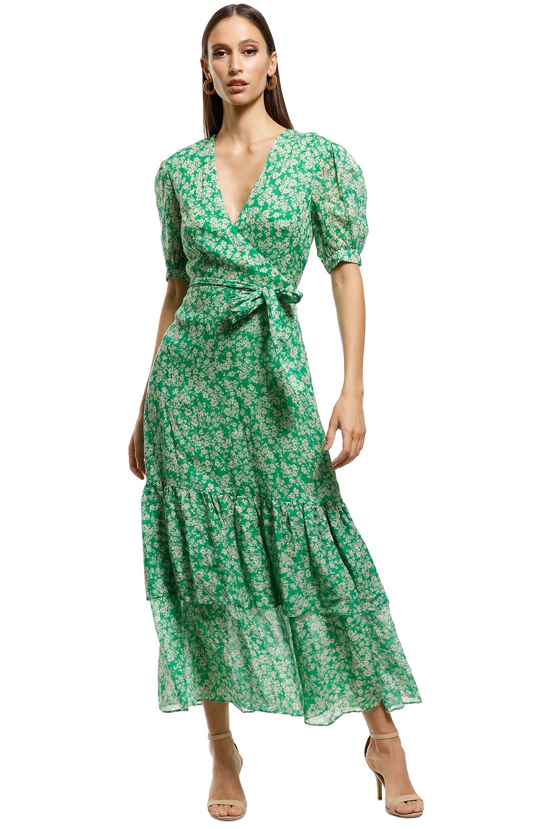 Talulah - Green With Envy Midi Dress - Green - Front