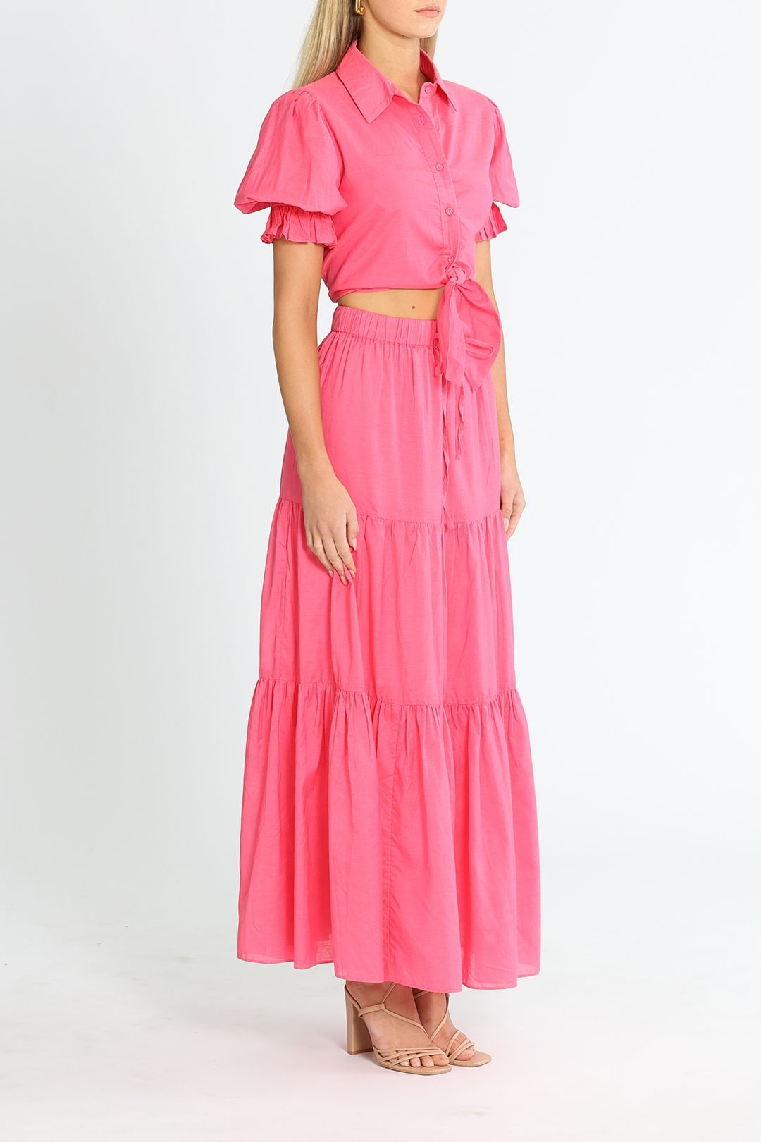 Hire Rosa Shirt and Maxi Skirt Set Talulah GlamCorner
