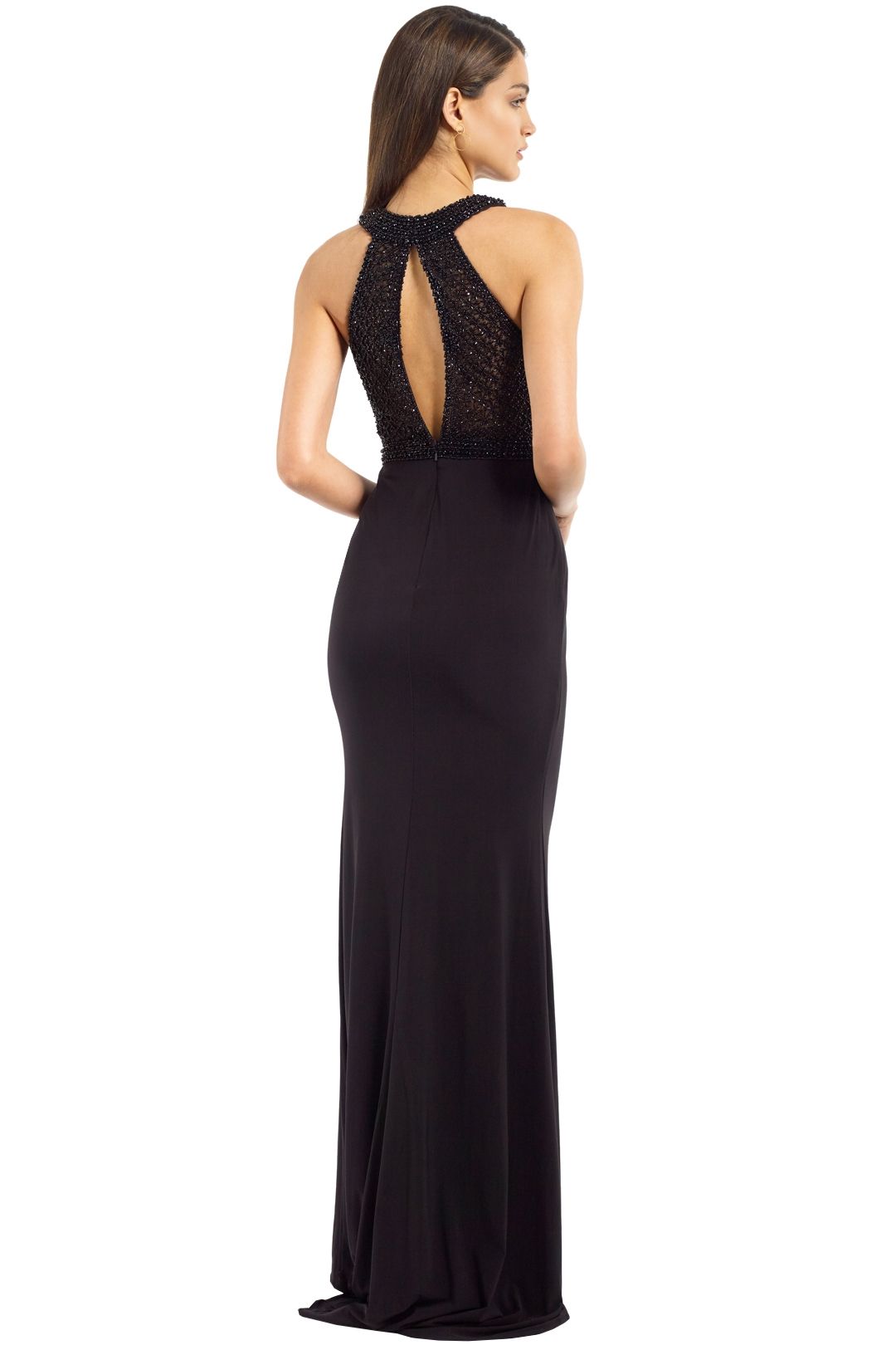 Tyra Gown in Black by Tania Olsen for Hire | GlamCorner