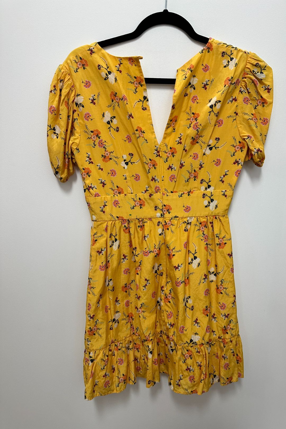 Talulah Tansy Mini Floral Dress in Yellow