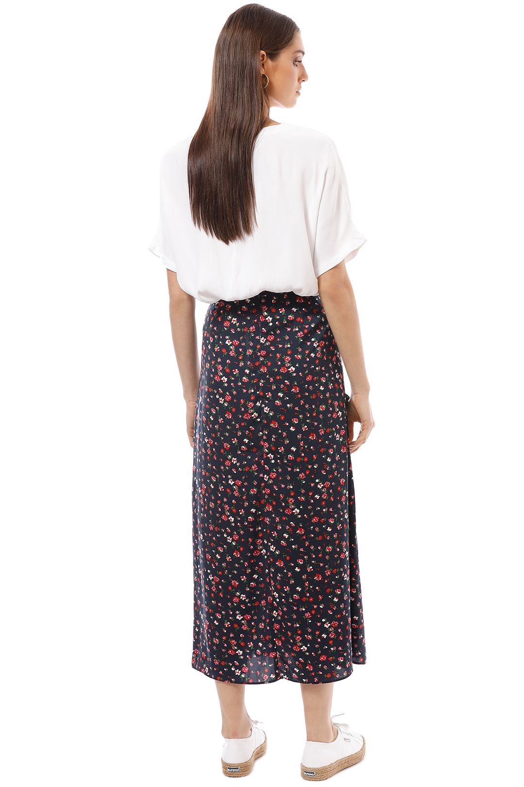 The Fifth - Sonic Skirt - Floral - Back