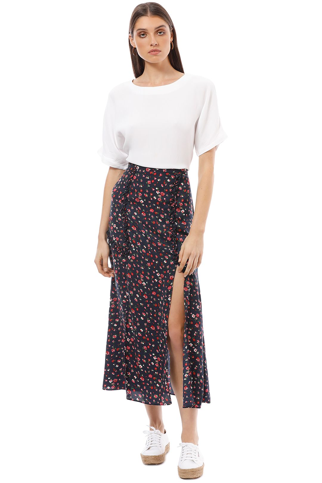 The Fifth - Sonic Skirt - Floral - Front