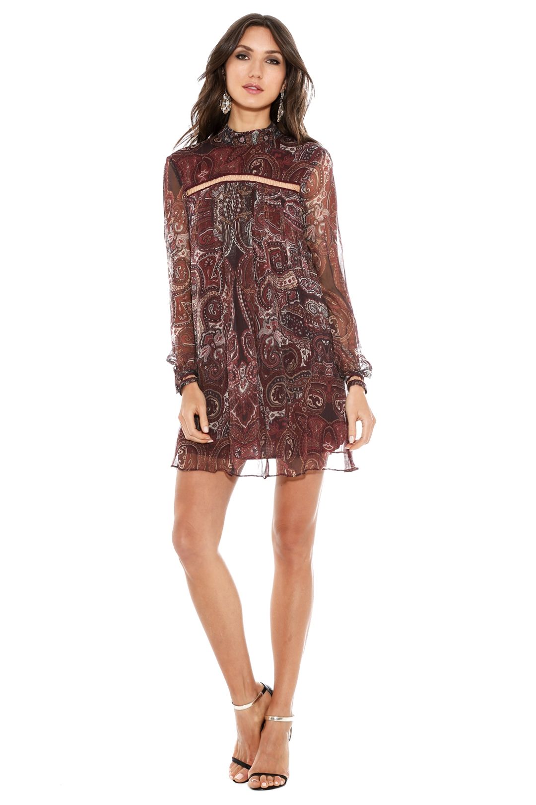 Labyrinth Paisley Mini Dress by The Jetset Diaries for Rent