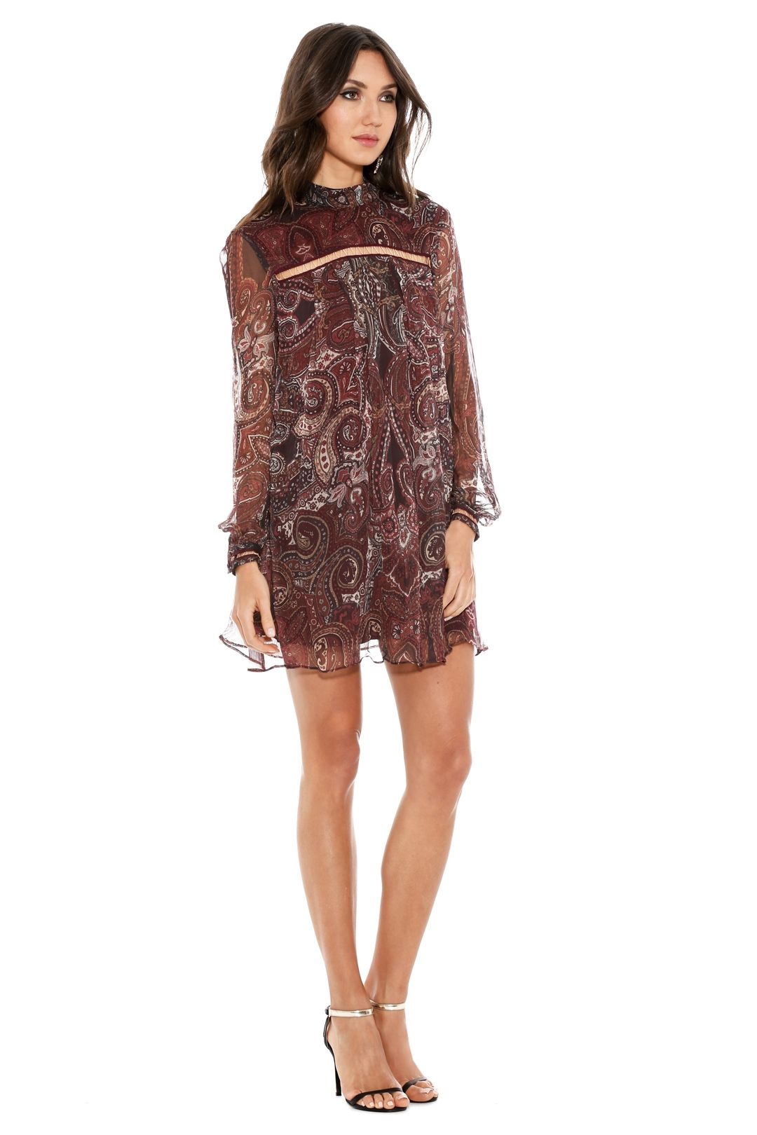 Labyrinth Paisley Mini Dress by The Jetset Diaries for Rent