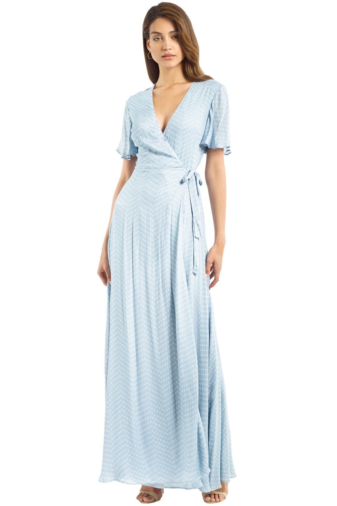 Mohea Maxi Wrap Dress by The Jetset Diaries for Hire