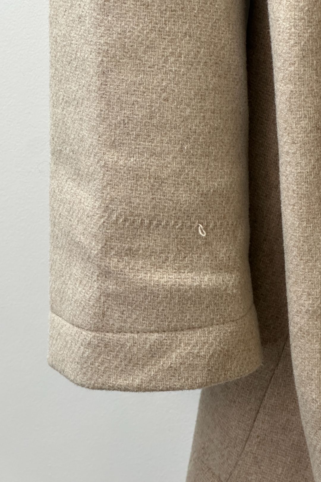 Commonry The Wool Twill Utility Coat in Beige