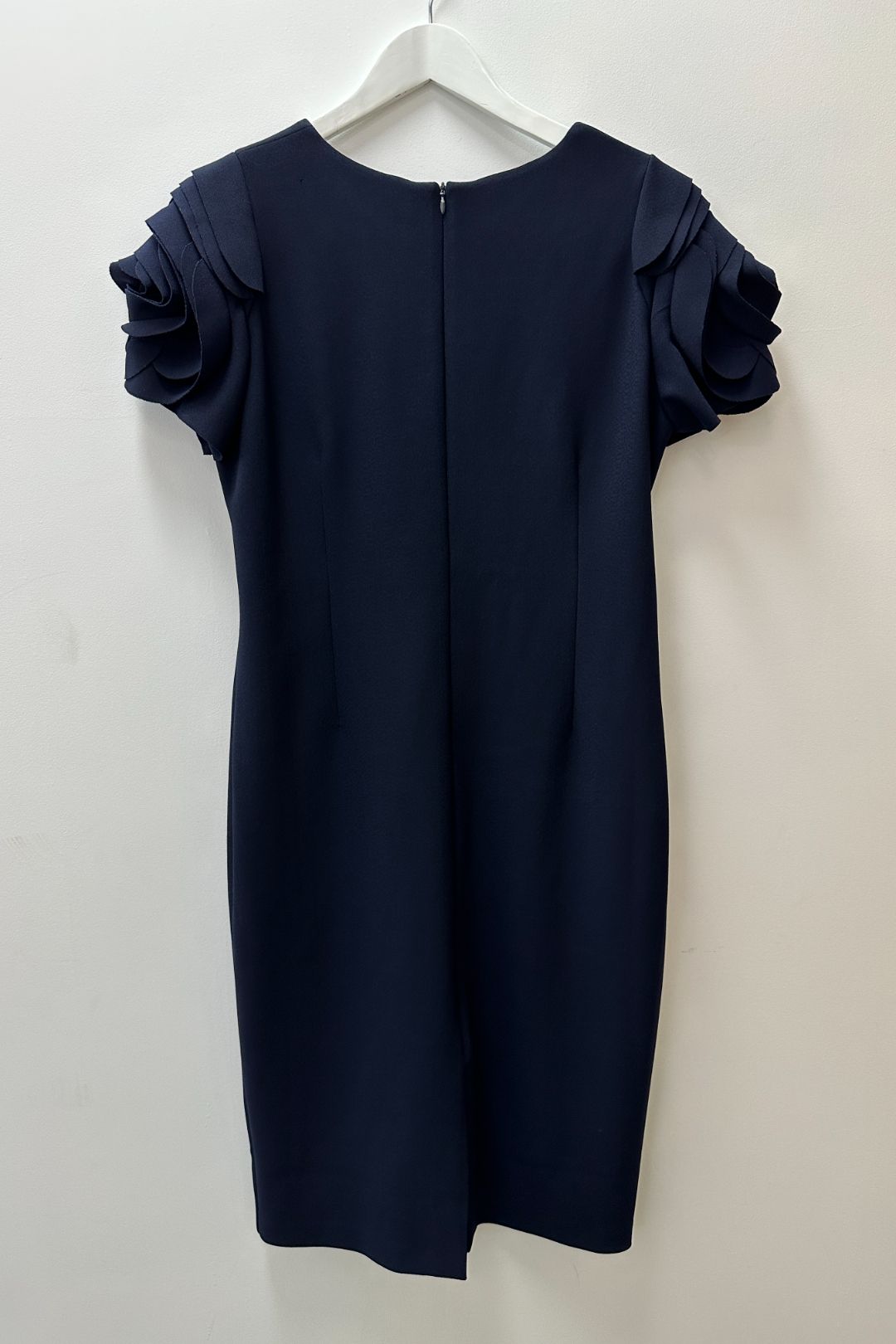 Anthea Crawford Thea Navy Crepe Dress
