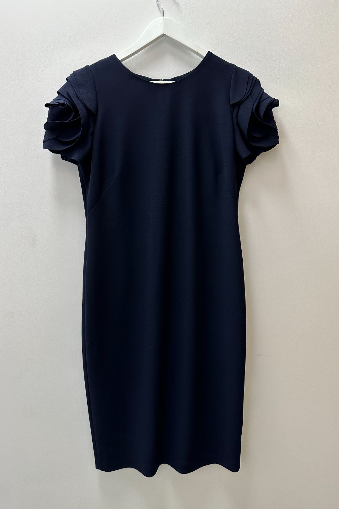 Anthea Crawford Thea Navy Crepe Dress