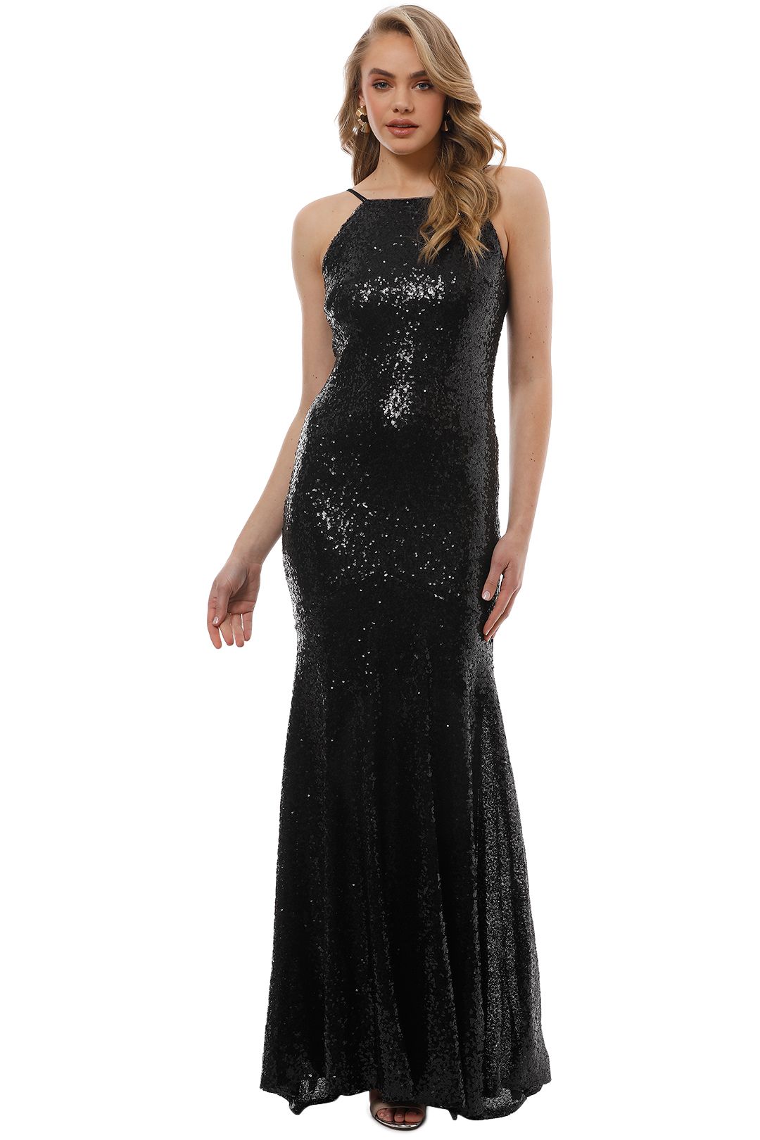 Theia - Jessica Gown - Black - Front