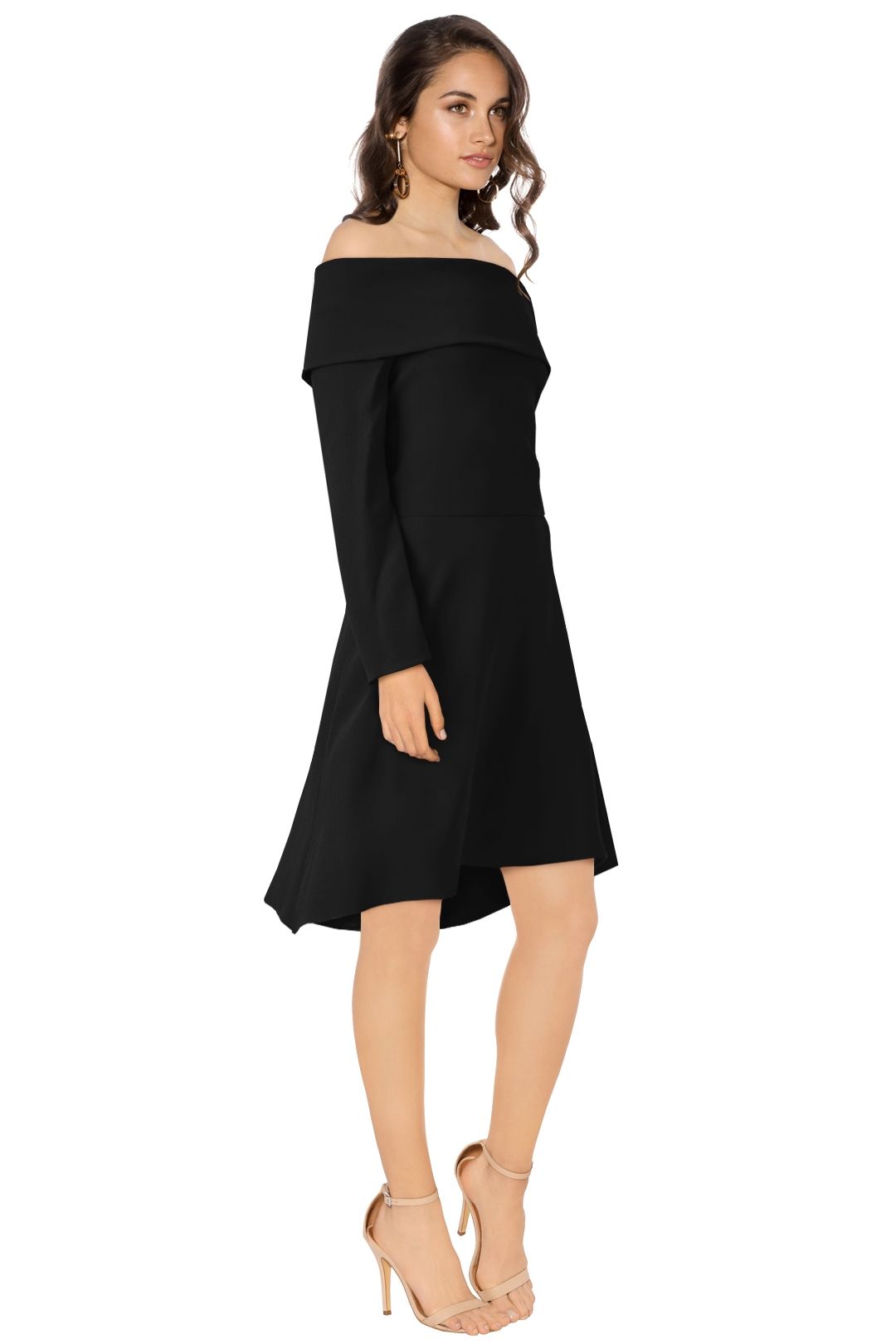 Theory - Elegant Mini Dress Black - Side
