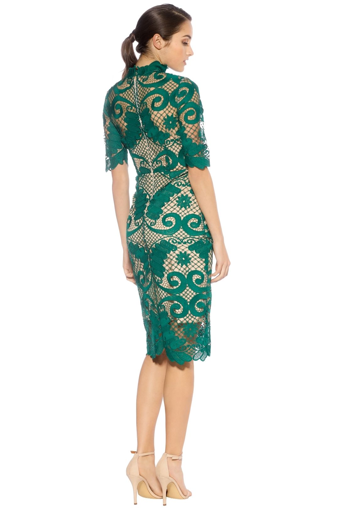 thurley green lace dress