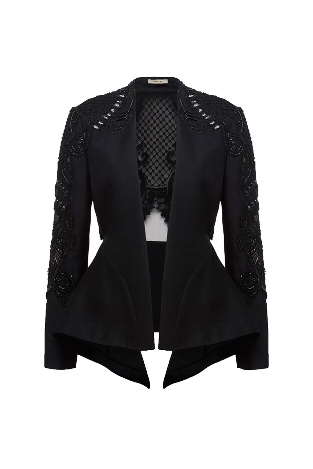 Thurley - Concerto Beaded Jacket - Black - Front