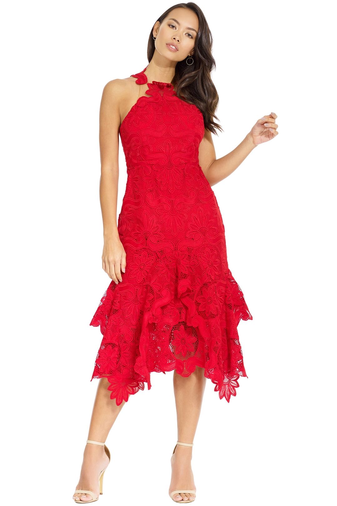 red thurley dress