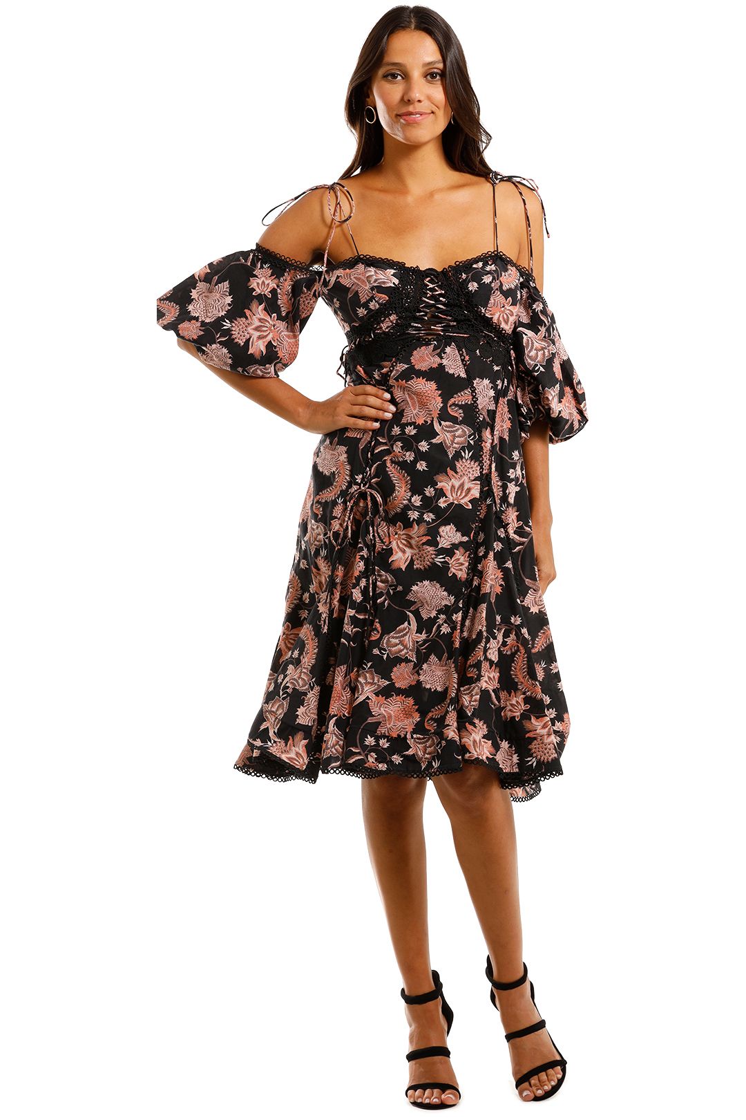Thurley chintz print midi dress clearance