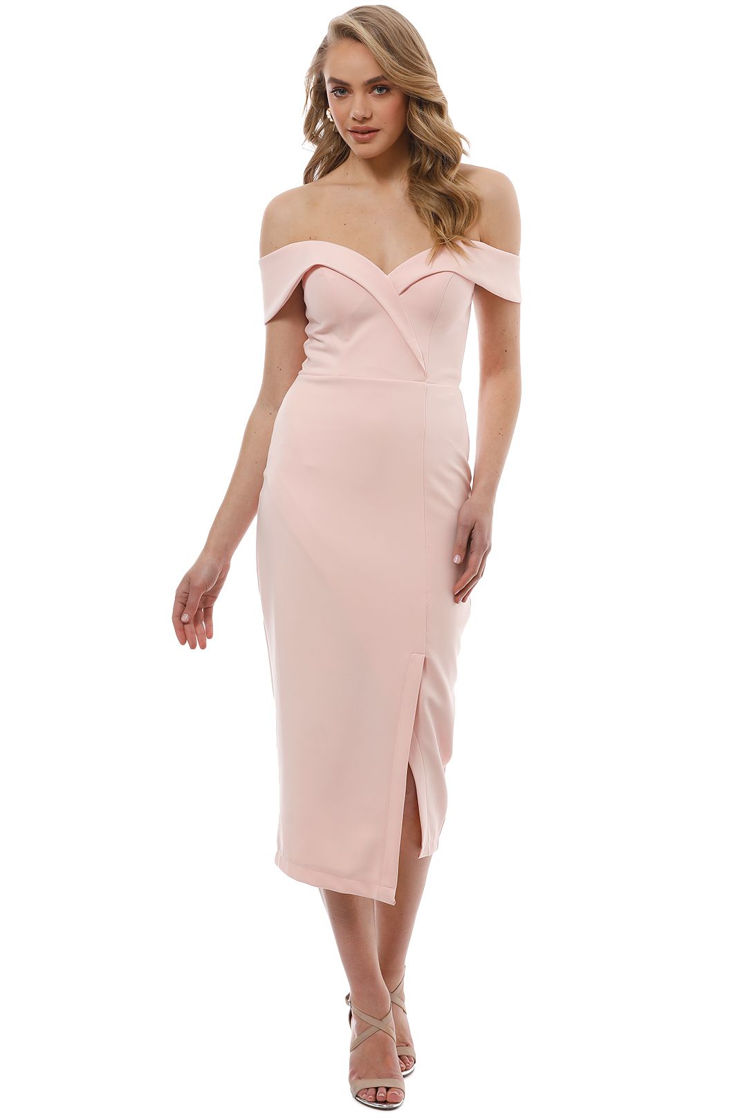 sweetheart midi dress