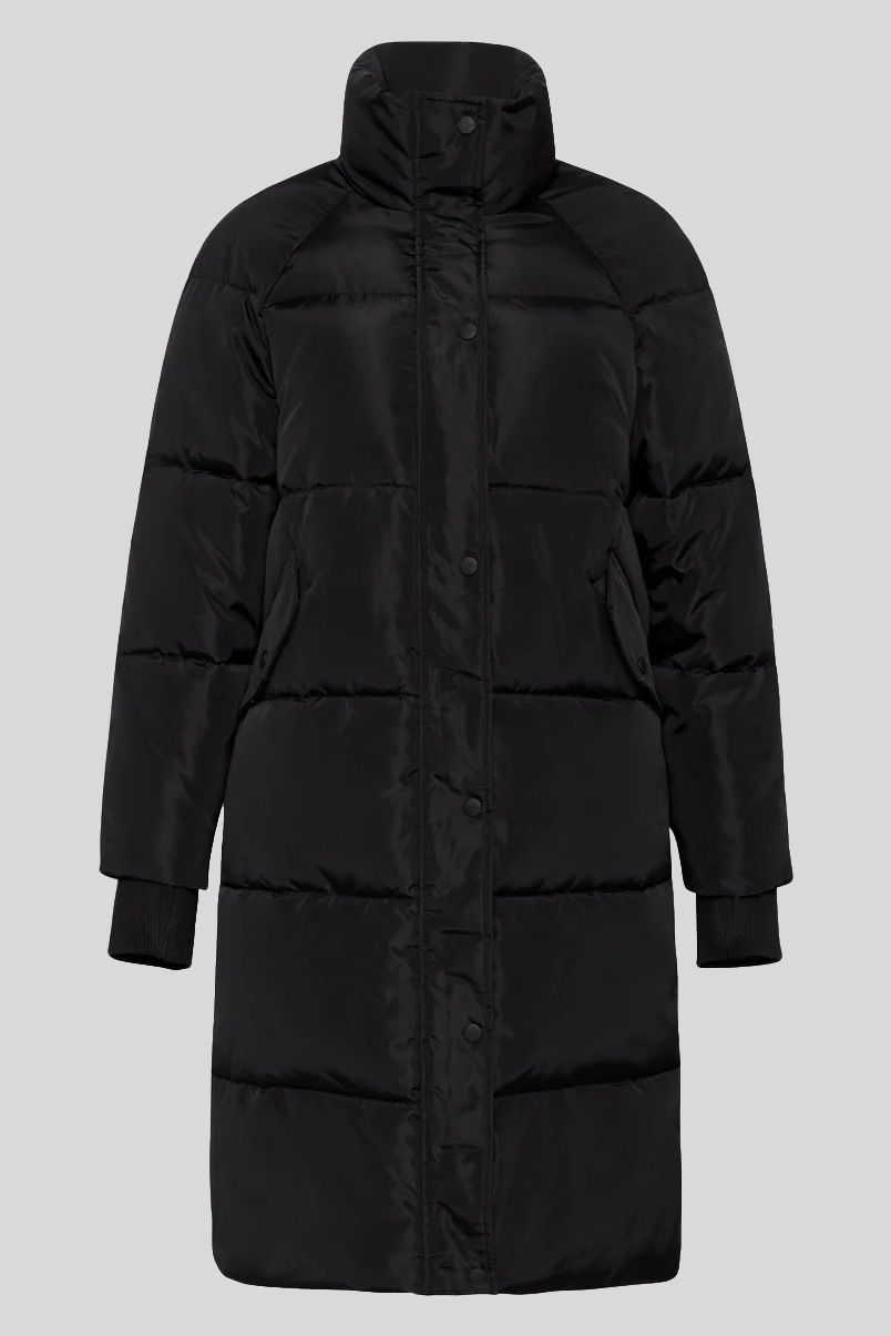Black Sienna Longline Puffer Jacket