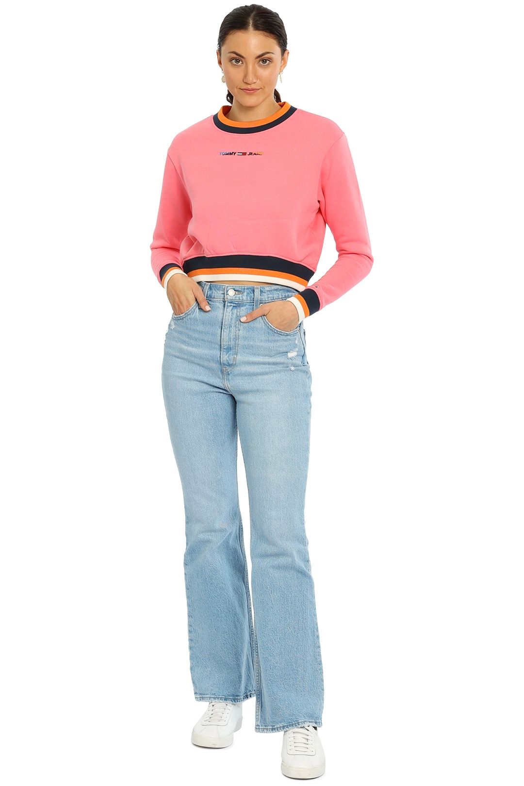 Tommy Hilfiger Tipping Crew Pink