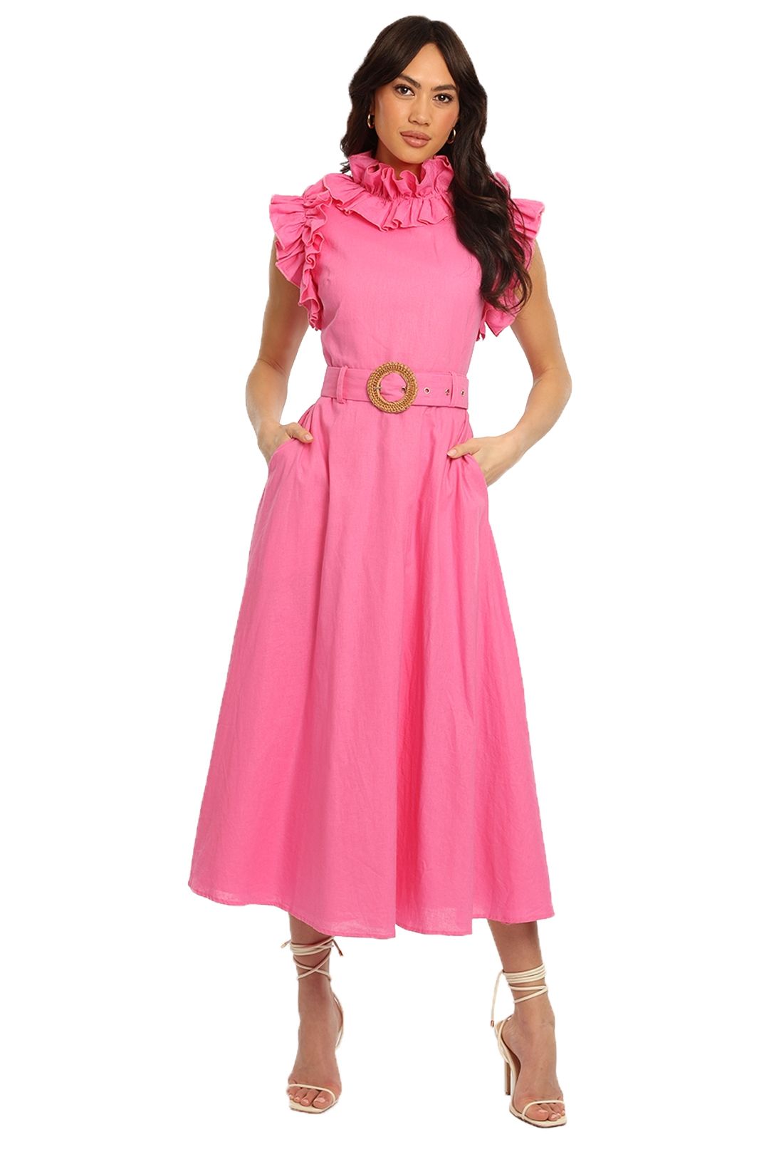 Hire Sedgwick Dress in Pink | Torannce | GlamCorner