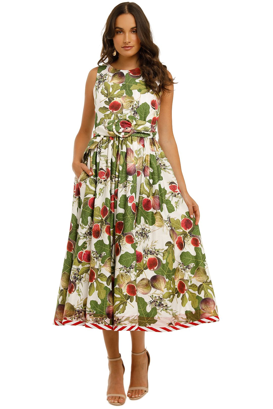 Trelise-Cooper-Bow-Me-Away-Dress-White-Fig-Front