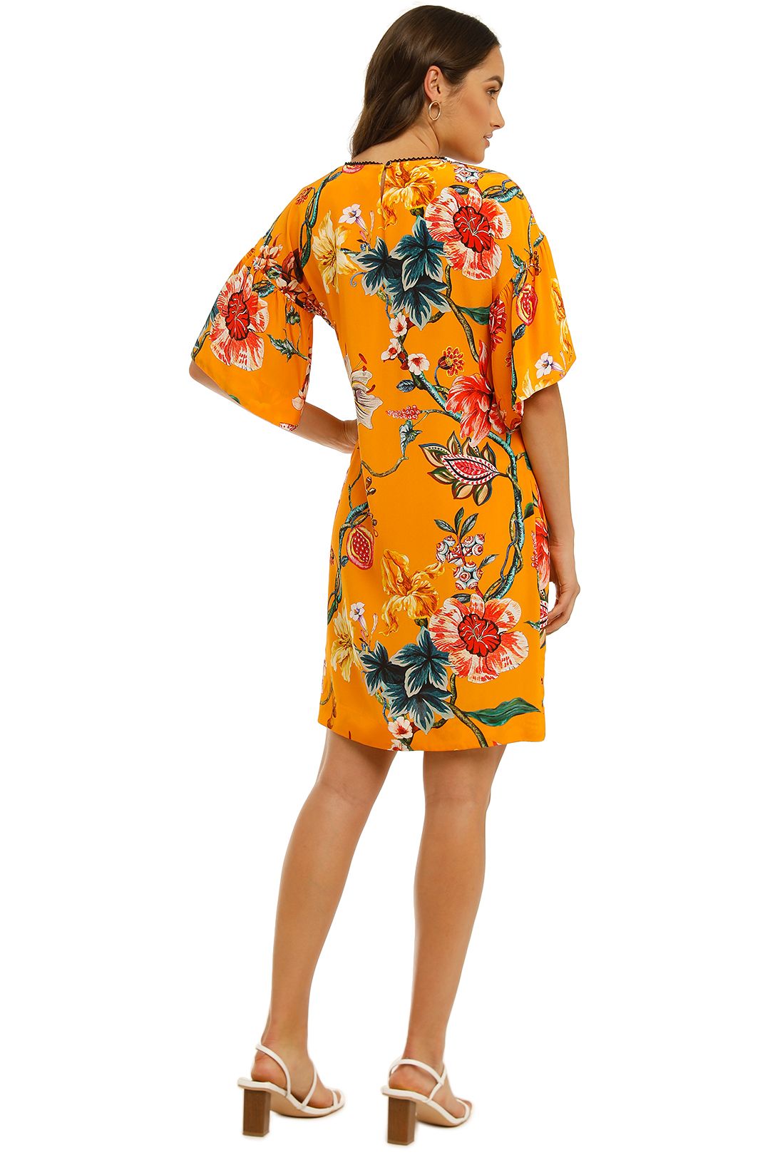 Trelise-Cooper-Nice-To-Sweet-You Tunic-Mango-Floral-Back