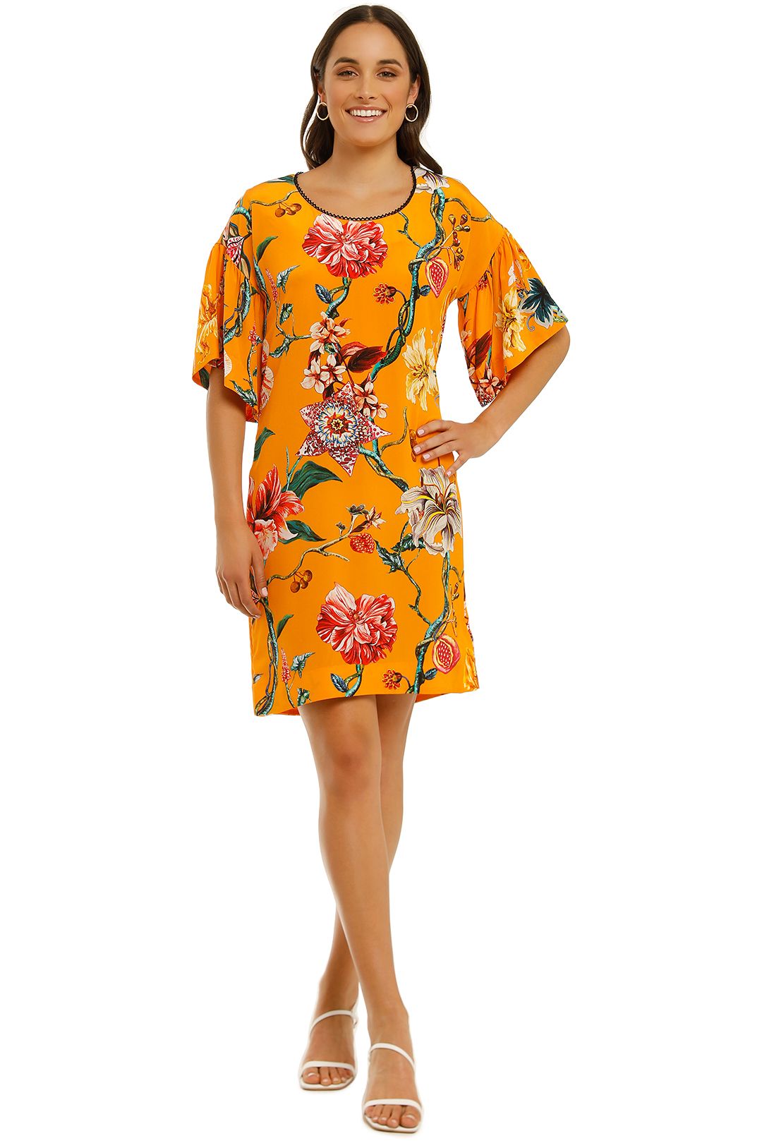 Trelise-Cooper-Nice-To-Sweet-You Tunic-Mango-Floral-Front