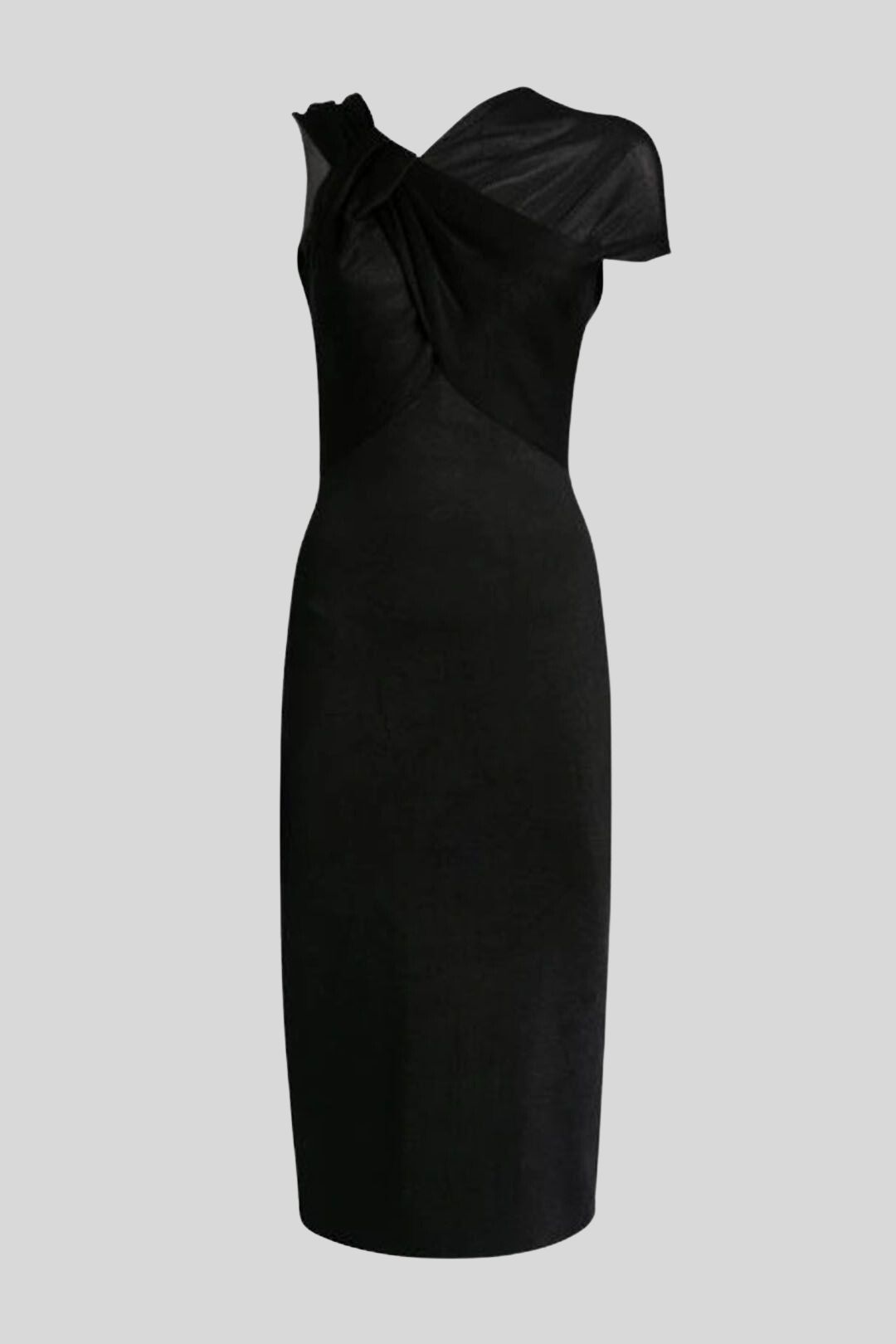 Harvard Bow Tie Trench Dress Black