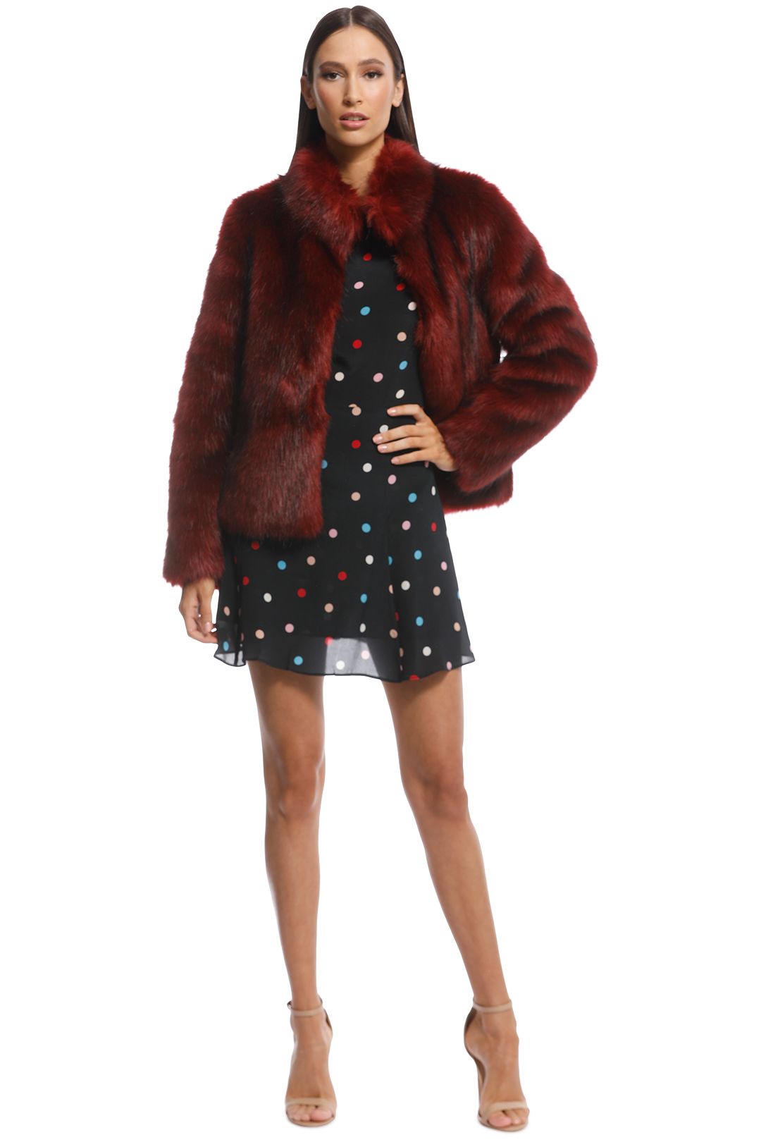 Unreal Fur - Fur Delish Jacket - Lush Rust - Front