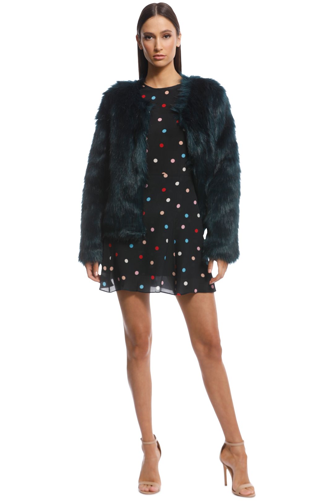 Unreal Fur - Unreal Dream Jacket - Emerald - Front
