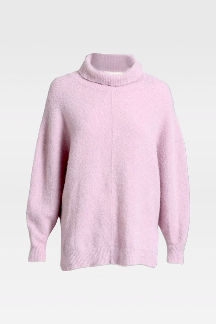 Vanessa Bruno - Pink Roll-neck Balade Jumper