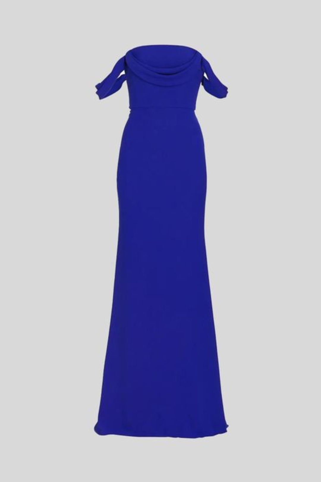 Vera Wang Bride - Andree Draped Silk Blue Dress