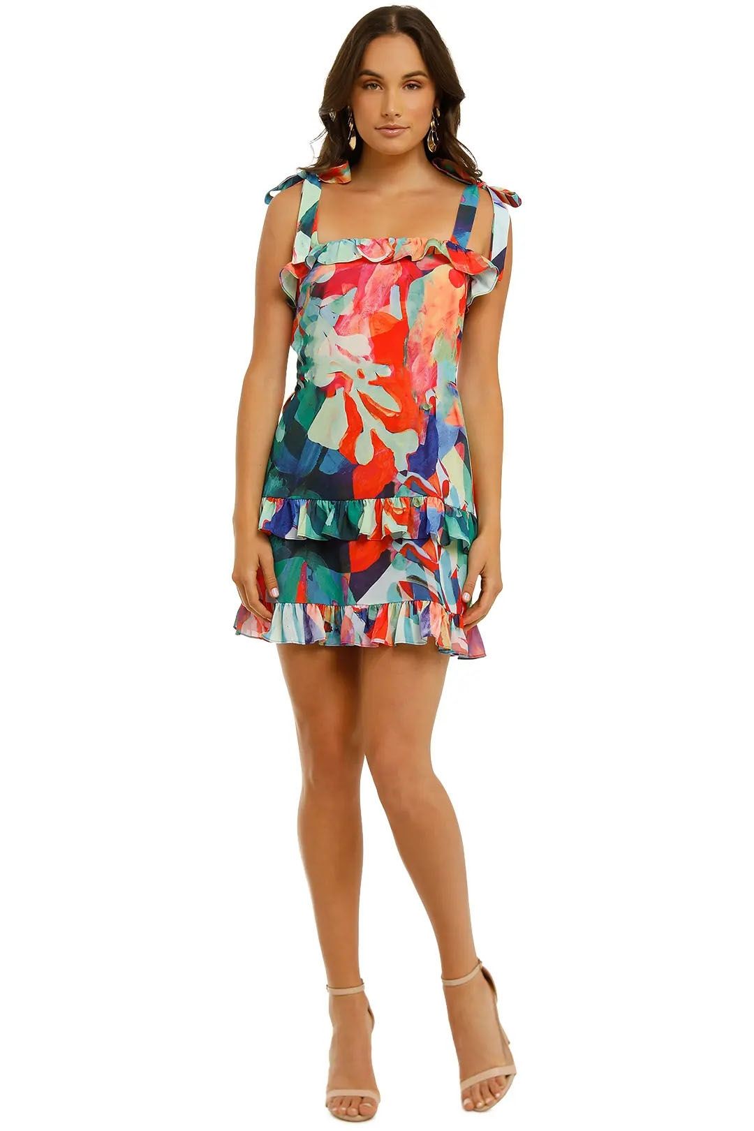 Vestire-Miami-Nights-Mini-Dress-Miami-Print-Front-No-Belt